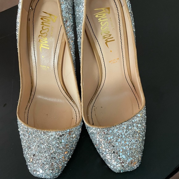 Jerome C. Rousseau glitter heels 6.5 - Picture 4 of 6